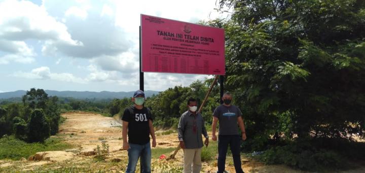 Tim Jaksa Penyidik Kejaksaan Agung Sita 394.662 M2 Tanah Yang Terafiliasi Dengan Tersangka BTS